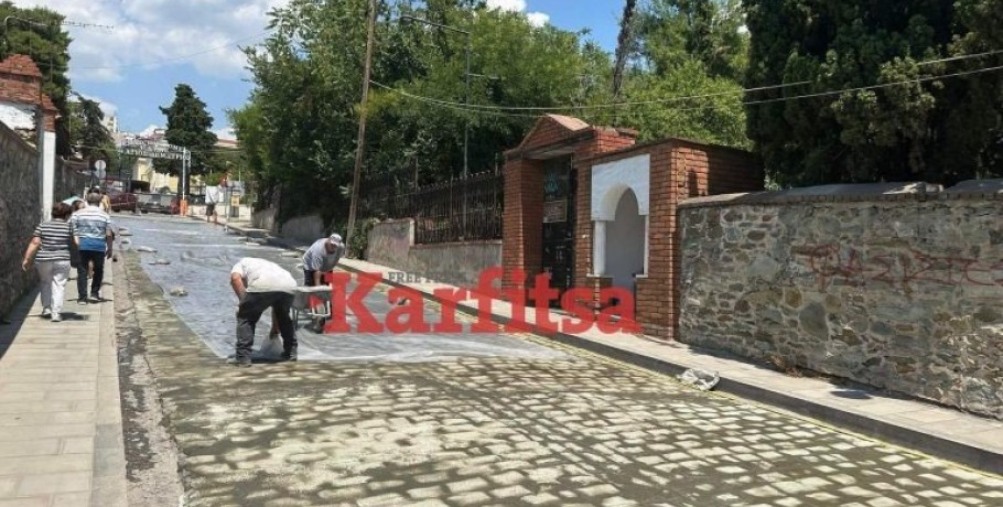 Δ. Θεσσαλονίκης: Επισκευάζεται το οδόστρωμα στην οδό Ελένη Ζωγράφου – Κλειστός ο δρόμος (Video)