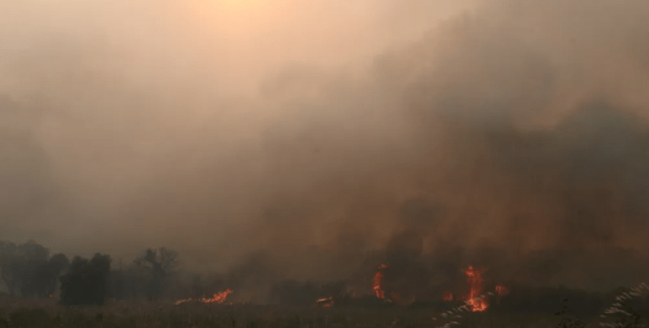 Πυρκαγιά σε αγροτική περιοχή στις Σέρρες
